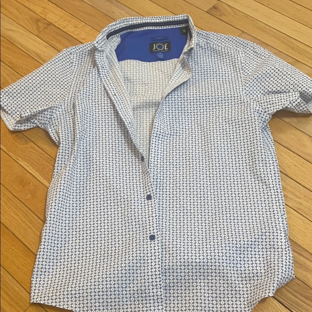 Patterned button down by Joe Abboud